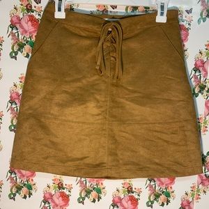 Lauren Conrad Faux Swede Skirt